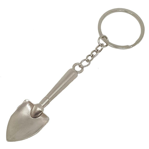 Silver Mini Shovel Keychain