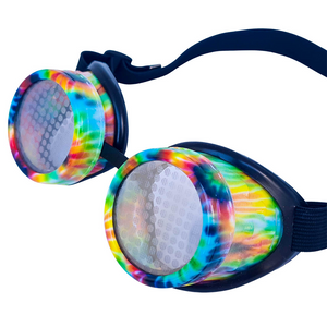 Kandi Swirl Spiral Diffraction Goggles