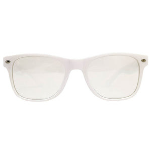 White Wayfarer Ultimate Diffraction Glasses