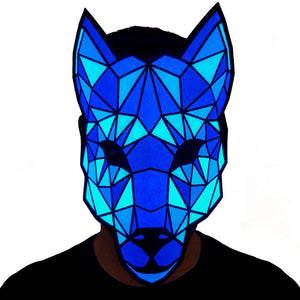 Wolf LED Sound Reactive Mask